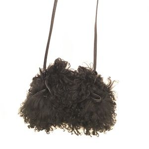 Lamb fur purse